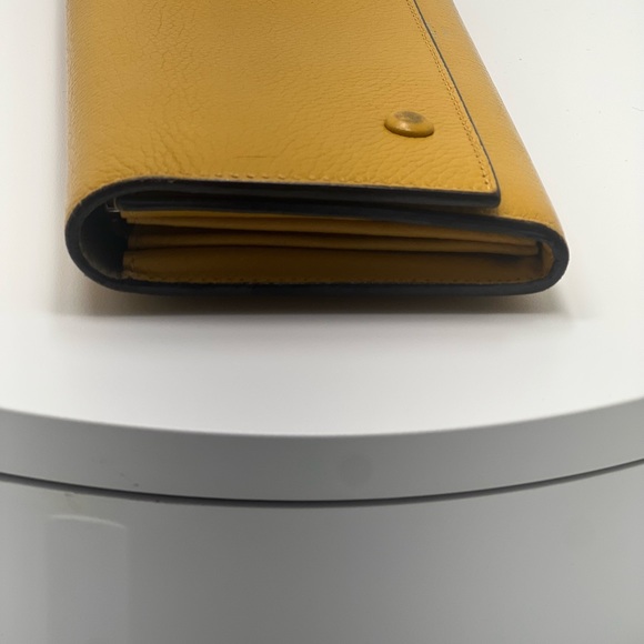 Authentic Celine Yellow Long Wallet - Picture 5 of 9
